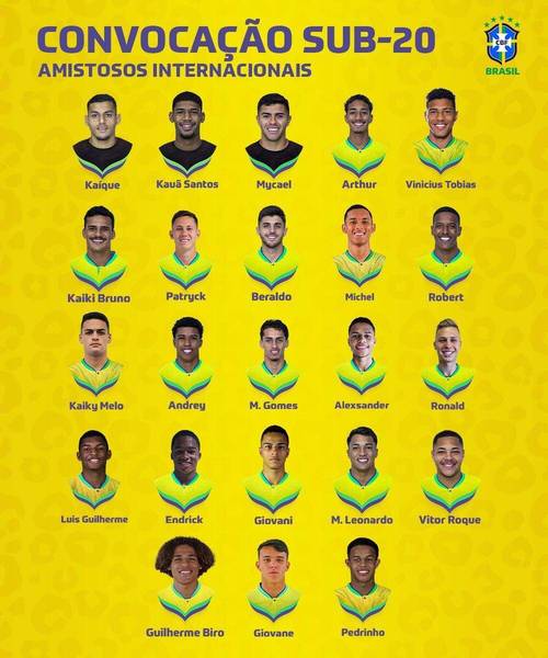 巴西友谊赛名单